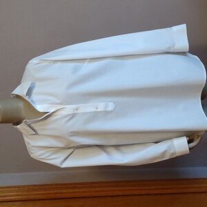 Talbots non iron cotton blend tunic blouse